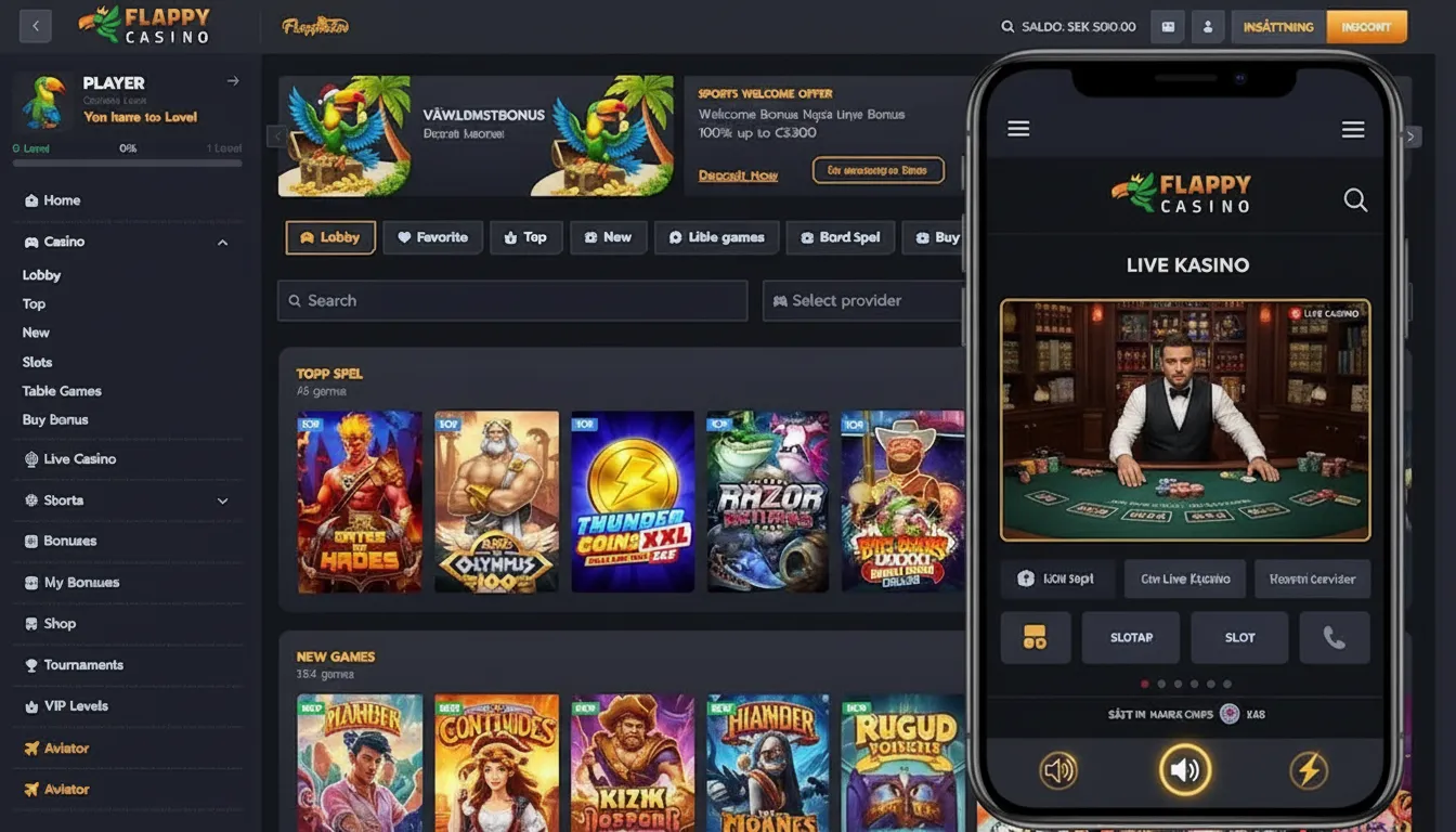 Flappy Casino App-Screenshot